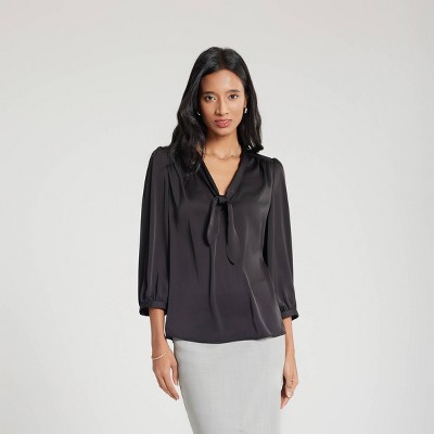 Women's Tie Front Blouse - A New Day™