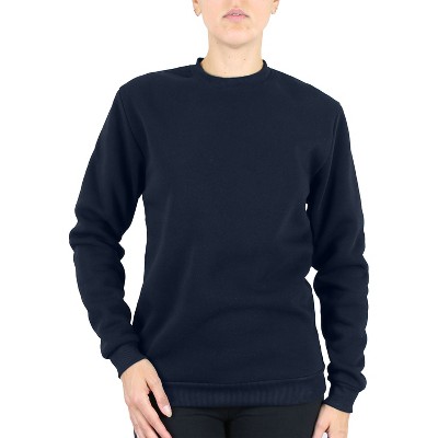 Galaxy By Harvic Women's Loose Fit Fleece-Lined Pullover Sweater