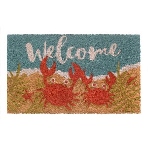 RugSmith Multi Machine Tufted Welcome Crabs Doormat - 1 of 4