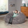 Lachlan Furry Bean Bag - Christopher Knight Home - 4 of 4