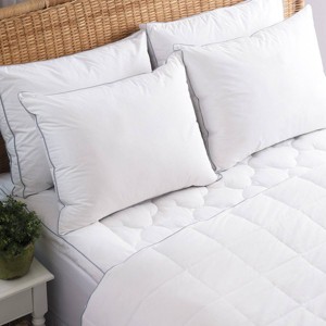 Allied Home Twin PerfectCool Thermoregulating Mattress Pad White, Size: Queen