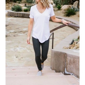 Women's Phoenix Pocket V-Neck T-Shirt - Another Love - 1 of 4