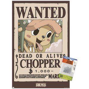 Trends International One Piece - Chopper Wanted Poster Unframed Wall Poster Prints - 1 of 4