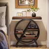 Tribesigns 3 Tier Wood End Table, Narrow Side Table with Storage, Sofa Side Table for Bedroom Living Room - 4 of 4