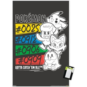 Trends International Pokémon: Expressive Doodle - Group Unframed Wall Poster Prints - 1 of 4