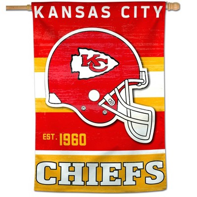 Kansas City Chiefs Flags - Kansas City Chiefs Flagpole Flags - Kansas City  Chiefs NFL 27 x 37 Vertical Outdoor Pole Flag