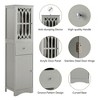 NicBex Tall Freestanding Bathroom Storage Cabinet, Bathroom Floor Cabinet with Acrylic Door, Storage Cabinet with Drawer & Adjustable Shelves - 4 of 4