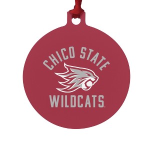 California State University Chico Wilcats Logo Aluminum Holiday Christmas Tree Ornament - 1 of 4
