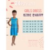24seven Comfort Apparel Girls Sleeveless Pleated Party Dress - 4 of 4