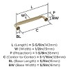 Amerock Cowrie Pull for Cabinets, Drawers, and Furniture - 3 of 4