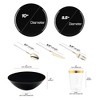 Smarty Had A Party Black Flat Round Plastic Tableware Set - 120 Sets - 2 of 4