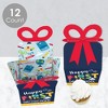 Big Dot of Happiness First Day of School - Square Favor Gift Boxes - Back to School Classroom Decorations Bow Boxes - Set of 12 - 3 of 4