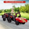 24V Kids Ride on Electric Off-Road Motorcycle,250W Motor 13.6MPH Fast Speed Dirt Bike Motocross,Leather Seat,Twist Grip Throttle,Metal Suspension - 2 of 4