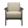NicBex Polyester Accent Chair,Upholstered Living Room Chairs with High Back and Rubberwood Legs,Modern Armchair,Club Chairs for Living Room - 4 of 4