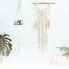 Unique Bargains Macrame Plant Hanger Woven Cotton Indoor Outdoor Decorative - 2 of 4