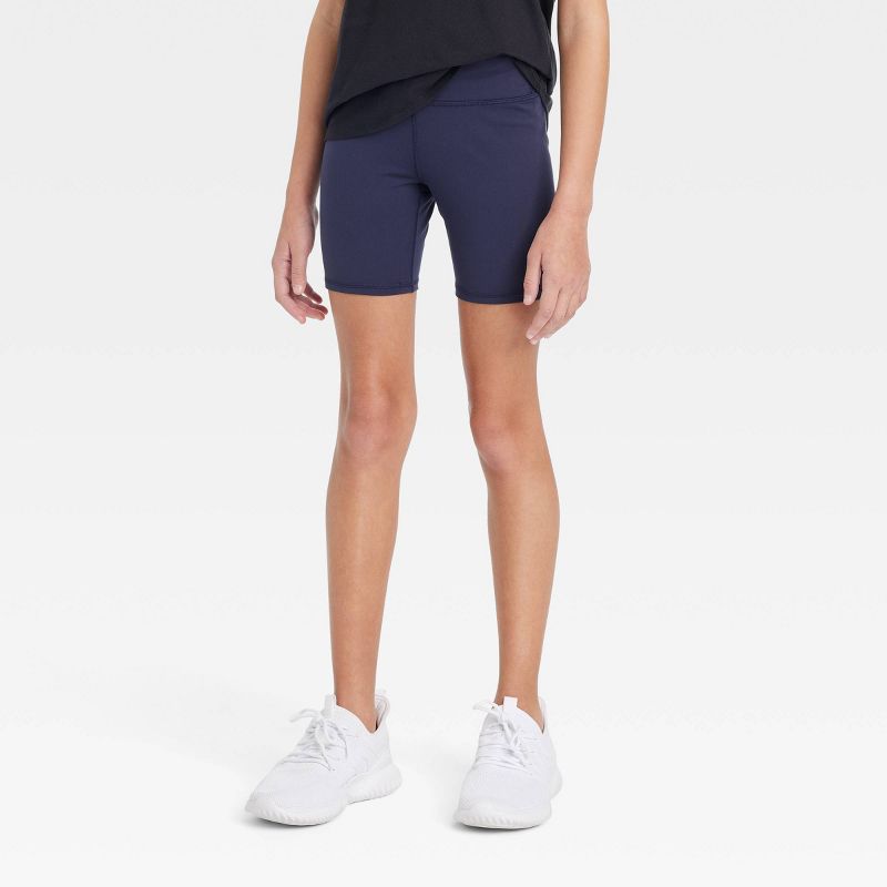 Girls' Core Bike Shorts - All In Motion™, 1 of 5