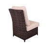Courtyard Casual Cheshire Armless Middle for sectional Middle Chair can not recline Solution Dyed Acrylic with EverBloc DWR Treatment - 4 of 4