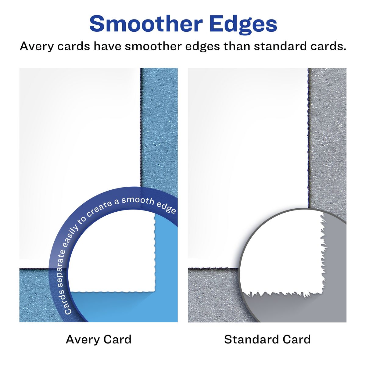 Avery Printable Matte White Edge Cards with Sure, 4" x 6" Rectangle - thumbnail 4