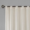 Gracie Mills Gayle Contemporary Lightweight Crushed Sheer Window Panel Pair - 3 of 4