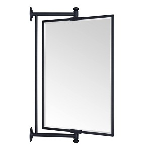 TEHOME Corrente Squared Cornered Rectangular Metal Framed Wall Mounted Bathroom Vanity Mirror - 1 of 4