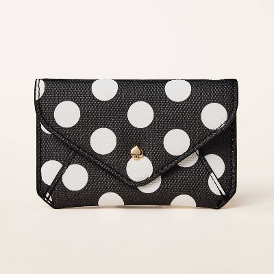 Polka Dot Envelope Card Case - kate spade new york x Target Black/White