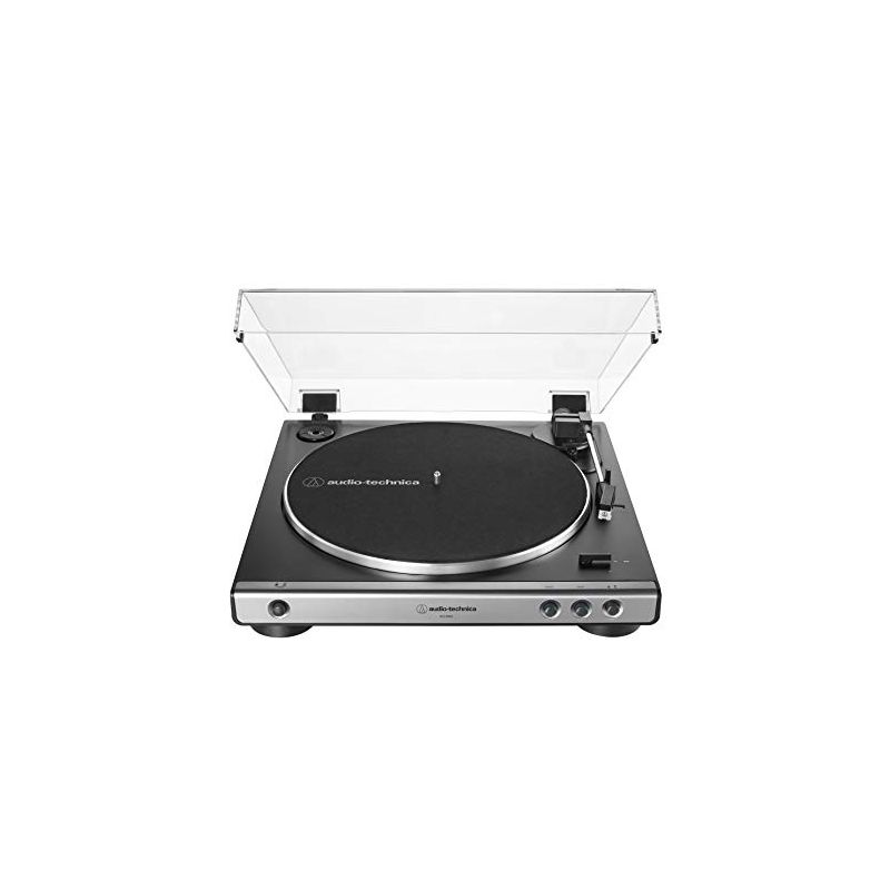Audio-Technica AT-LP60X-GM Fully Automatic Belt-Drive Stereo Turntable, Gunmetal/Black, 1 of 5
