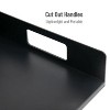 LunaLulinlk Utensil Napkin and Plate Holder, Silverware Organizer, Serving Tray, Plastic, Black - 4 of 4