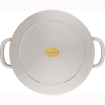 Bellamonte White Enameled Cast Iron 7.5-qt Dutch Oven