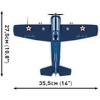 COBI Historical Collection World War II F4F WILDCAT Plane - 3 of 4