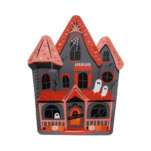 Daydream Society - Trick or Treat Street Halloween Haunted House Large Plates - Pack of 8 Paper Plates - 1 of 2