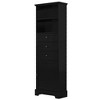 NicBex 67"/68" Tall Storage Cabinet,Freestanding Bathroom Cabinet with 3-Drawer,Bathroom Floor Cabinet with Adjustable Shelves for Living/Office - 2 of 4