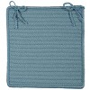 Colonial Mills Simply Home Solid - Federal Blue Chair Pad, Set of 4 - 2 of 2