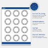 Avery Labels, 2" Diameter, Silver-Metallic Black, Matte, 120ct - 3 of 4