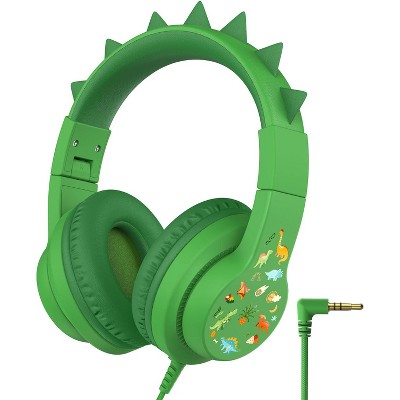 iClever Kids Headphones for School Travel, Safe Volume Limited, HD Mic Stereo Sound Over-Ear Girls Boys Headphones for Kid
