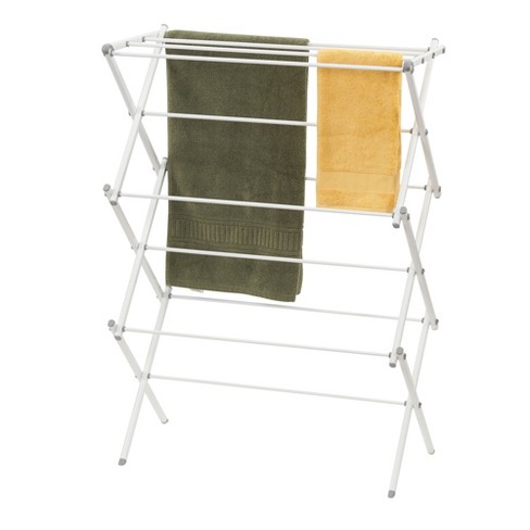 Household Essentials Clothes Drying Rack, White - image 1 of 4