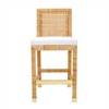 Amara Natural Rattan Veneer Counter Stool - 3 of 4