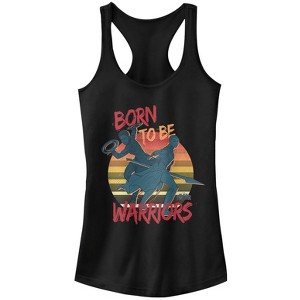 Juniors Womens Marvel Black Panther 2018 Born to Be Warriors Racerback Tank Top - 1 of 4