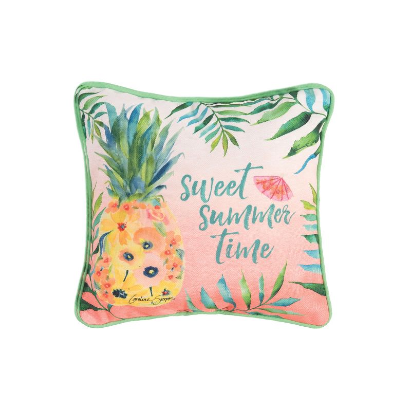 C&F Home 10" x 10" Sweet Summer Time Printed Throw Pillow, 1 of 5