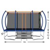 BestParts 8x14FT Outdoor Trampoline with Safety Net & Ladder – Heavy-Duty Rectangular Bouncer - 2 of 4