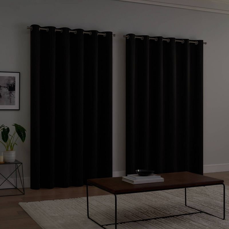 4pk 37"x84" Eclipse Room Darkening Mathis Curtain Panels, 3 of 7