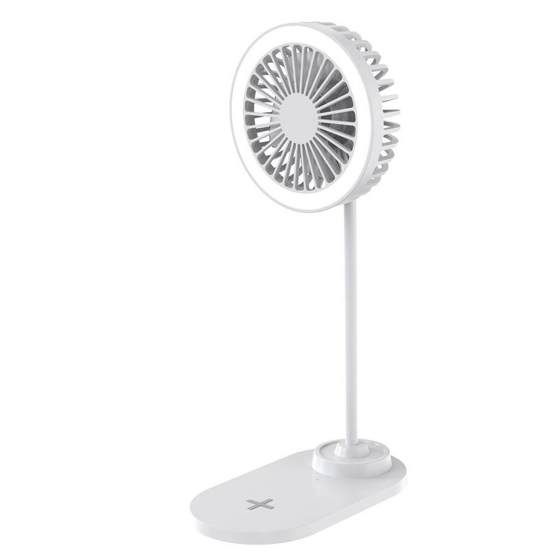 ZTECH IllumiBreeze - LED Desk Fan with Wireless Charging Base, 2 of 5