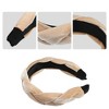 Unique Bargains Women's Thick Braided Velvet Headband Hairband Accessories 1.2 Inch Wide 1 Pc - 3 of 4