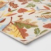 2'x3' Washable Leaf Harvest Scatter Woven Accent Rug Cream/Orange/Green - Room Essentials™ - 3 of 4