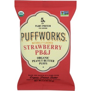 Puffworks Puffs Strawberry PB&J Organic - 1.2 oz - 1 of 1