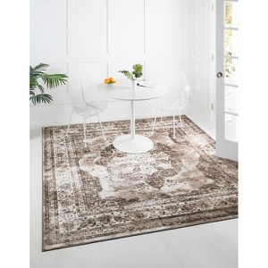 Unique Loom Sofia Salle Garnier Border Indoor Woven Area Rug - 1 of 4