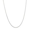 Black Bow Jewelry 1mm Sterling Silver Diamond Cut Solid Octagonal Box Chain Necklace - 3 of 4