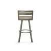 Amisco Travis Upholstered Counter Height Barstool Greige/Gray - 2 of 4