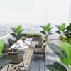 Artificial Bird of Paradise Plant 4-5FT Fake Palm Tree Modern Decor Faux Plants Perfect Housewarming Gift with 8 Trunks Faux Leaves - 4 of 4