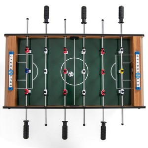 Gymax 27" Tabletop Foosball Game Mini Soccer Table Holiday Football Sports Edition - 1 of 4