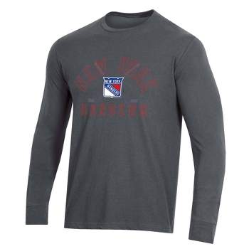 NHL New York Rangers Men's Charcoal Long Sleeve T-Shirt